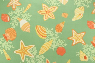 Susan Sargent Beach Bongo Printed Outdoor Fabric in Citrus for Robert Allen