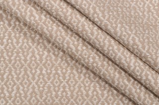 Thibaut Sumatra W74351 Woven Upholstery Fabric in Linen on Ivory