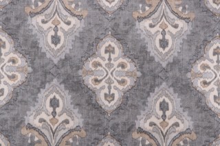Magnolia Home Queen Printed Cotton Drapery Fabric in Metal