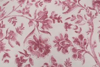 Kaufmann Meili Printed Polyester Drapery Fabric in Claret