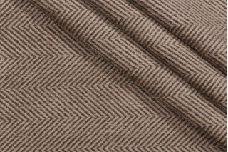 Thibaut Hillside Herringbone W72921 Woven Chenille Upholstery Fabric in Tobacco
