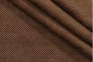 Thibaut Hillside Herringbone W72925 Woven Chenille Upholstery Fabric in Chocolate