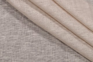 Aura Semi-Sheer Drapery Fabric in Alabaster