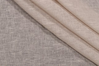 Aura Semi-Sheer Drapery Fabric in Alabaster