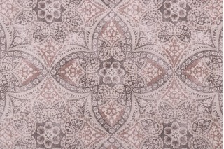 Kaufmann Alfresco Printed Cotton Drapery Fabric in Slate