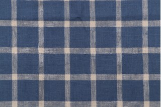 Mener Woven Upholstery Fabric in Indigo