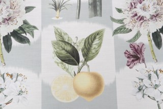 P Kaufmann Le Printemps Printed Cotton Drapery Fabric in Sage 