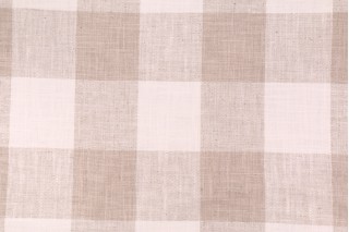 Kaufmann Check Please Woven Upholstery Fabric in Zinc