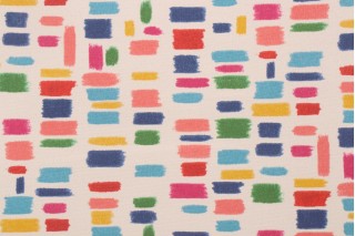 PK Lifestyles Color Tabs Printed Polyester Outdoor Fabric in Primaries