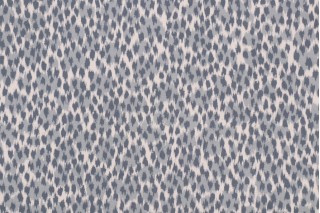 Kaufmann Arnaud Printed Cotton Twill Drapery Fabric in Blueberry