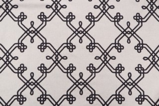 PK Lifestyles Dynasty Embroidery Decorator Fabric in Caligraphy