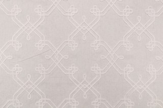 PK Lifestyles Dynasty Embroidery Decorator Fabric in Linen