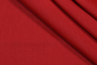 PK Lifestyles Herringbone Polypropylene Woven Outdoor Fabric in Red