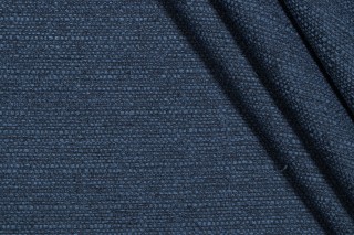 Cotswold Woven Upholstery Fabric in Deep Blue