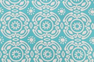 Thibaut Soleil W77982 Matelasse Upholstery Fabric in Aqua