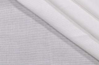 Sunbrella Mist Sheer Drapery Weight Solution Dyed Acrylic Outdoor Fabric in Snow