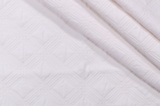 Noel Matelasse Upholstery Fabric in Angora