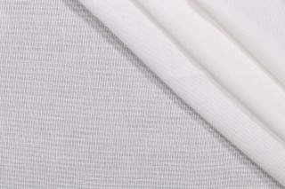 Sunbrella Mist Sheer Drapery Weight Solution Dyed Acrylic Outdoor Fabric in Snow