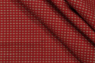 Crypton Little Bit High Performance Woven Upholstery Fabric in Carmine