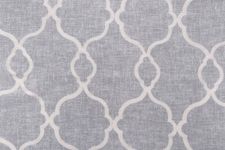 1 Yard Elena Sheer Embroidered Drapery Fabric in White