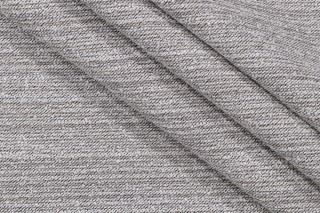 1 Yard Outdura Chic Woven Solution Dyed Acrylic Outdoor Fabric in Smoke