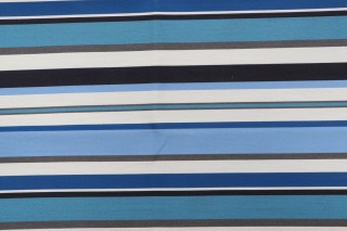 .75 Yard Arc Com Sonata Stripe 63060-11 Woven Outdoor Fabric in Ocean