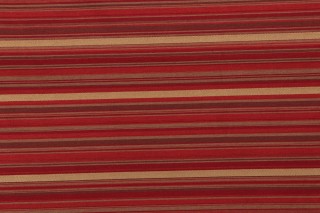 Townsend Stripe Woven Decorator Fabric in Ruby