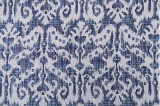 Richloom Jeness Woven Outdoor Fabric in Lapis 