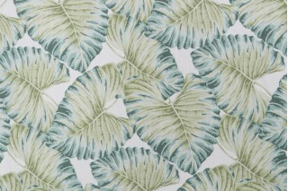 Hamilton Costa Rica Printed Cotton Drapery Fabric in Seaspray 