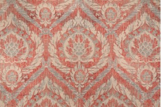 Waverly French Quarter Printed Cotton Drapery Fabric in Rouge