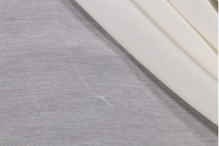 Batiste Sheer Drapery Fabric in Ivory