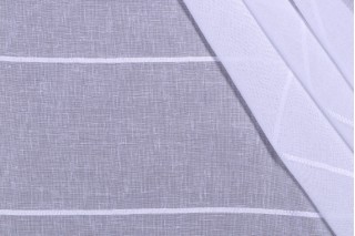 Ariana Sheer Woven Drapery Fabric in Ice