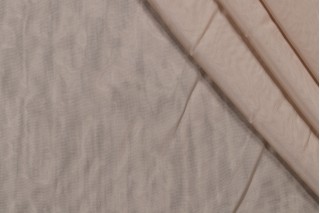 Inaaya Sheer Solid Woven Decorator Fabric in Stone