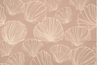 Bella Dura Shells Woven Polyolefin Outdoor Fabric in Sandbar