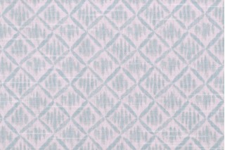 Lacefield Kimono Printed Cotton Drapery Fabric in Mineral