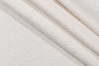 Kelly Ripa Home Set In Motion Woven Chenille Upholstery Fabric in Ivory