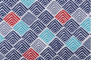 Richloom Belk Printed Polyester Outdoor Fabric in Nautical