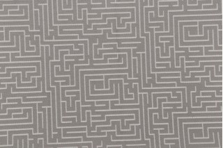 Puzzled 69141-054 Woven Upholstery Fabric in Nickel