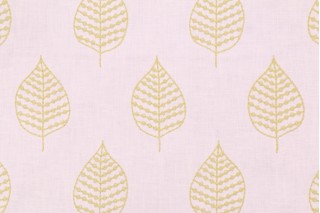 PK Lifestyles Elm Embroidery Decorator Fabric in Leaf