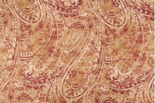 Waverly Fossil Finds Printed Linen Blend Drapery Fabric in Jasper