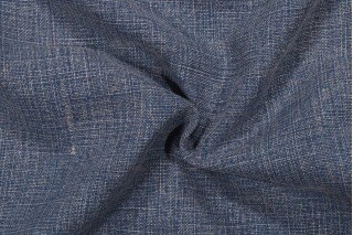 PK Lifestyles Vintage Linen Woven Decorator Fabric in Denim