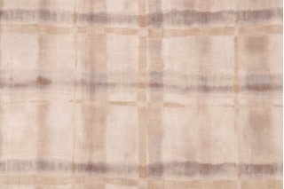 Waverly Arno Printed Linen Blend Drapery Fabric in Fumo