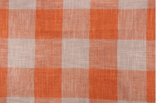 Kaufmann Check Please Woven Decorator Fabric in Koi