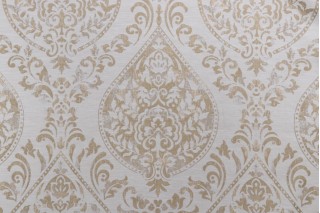 Valiant Fabrics Cynthia Damask Upholstery Fabric in Gold