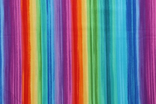Timeless Treasures Ocean Life - Stripe Printed Cotton Craft Fabric in Bright 