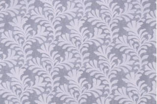 Waverly Milly Printed Cotton Drapery Fabric in Denim