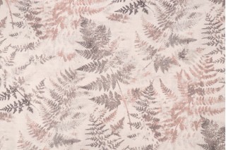 PK Lifestyles Fern Flutter Printed Cotton Drapery Fabric in Flint