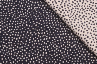 Tempo Galaxy-Reversible Woven Chenille Upholstery Fabric in Navy