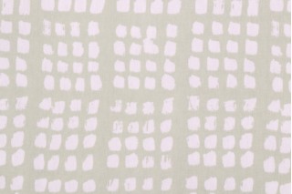 PK Lifestyles Grid Printed Cotton Drapery Fabric in Sage