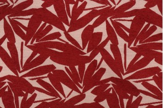 Covington Kilwa Chenille Upholstery Fabric in 353-Crimson